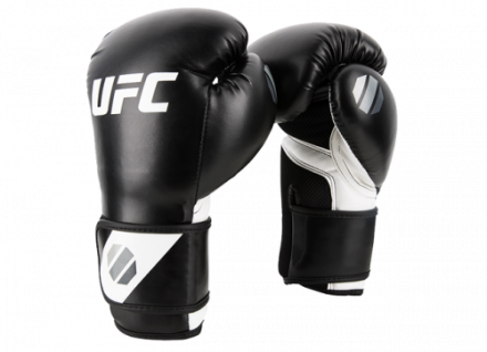 UFC Pro Fitness Перчатки тренировочные для спарринга черные - 16 Oz