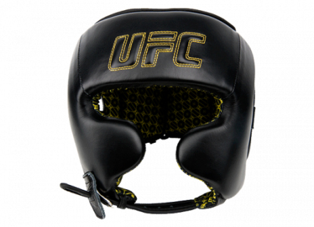 UFC Шлем с защитой щек на шнуровке черный - L\XL