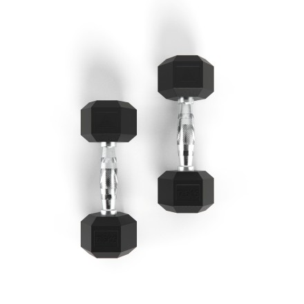 Гантели DFC Гексагональные, 2 шт. по 17.5 кг