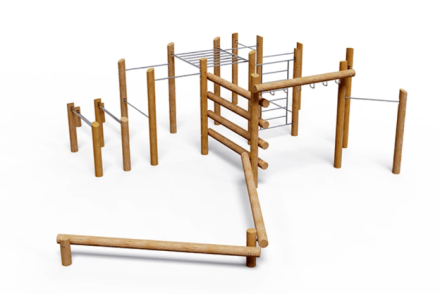  Воркаут комплекс ЭКО (крупногабаритный с большим разнообразием элементов)