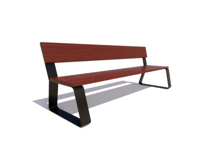 Скамейка «Кемерово» без подлокотников