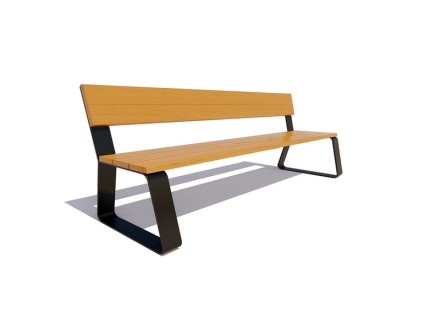 Скамейка «Кемерово» без подлокотников