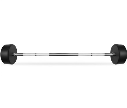 Штанга неразборная обрезиненная 30 кг. Прямой гриф. VictoryFit VF-DX4300 Штанга неразборная обрезиненная 30 кг. Прямой гриф. VictoryFit VF-DX4300