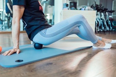 Мяч для МФР 9 см одинарный красный