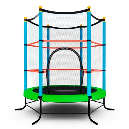 Батут детский DFC SMRKIDS 55" с сеткой, GREEN