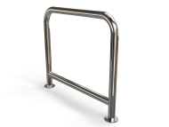 Одиночная велопарковка с перекладиной П