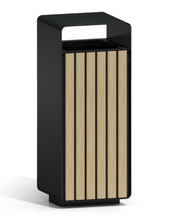 Урна "Город" С Деревянными фасадными частями