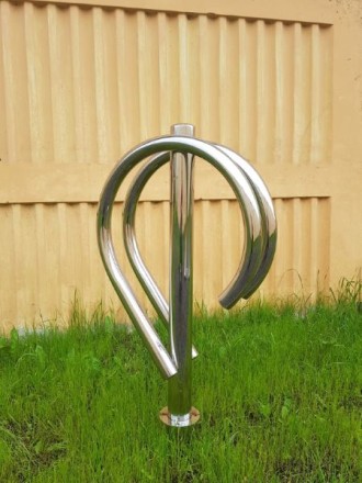 Велопарковка Дабл из нержавейки