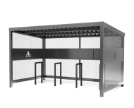 Навес для колясок и велосипедов «Ритм» 