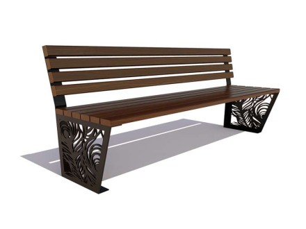 Скамейка «Павлин» без подлокотников Скамейка «Павлин» без подлокотников