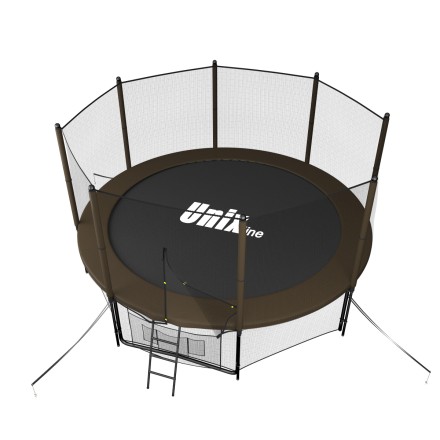 Батут UNIX Line Black&Brown 10 ft (outside)