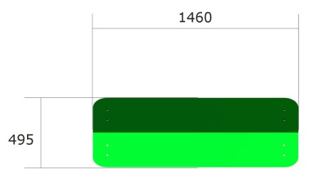 Стенд информационный с крышей и дверцей (B083)