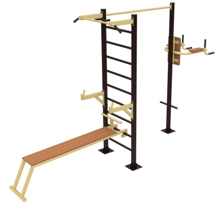 УТК-021 Уличный атлетический комплекс с турником