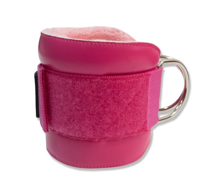 Ремень регулируемый для тренировки мышц бедра и ягодиц розовый