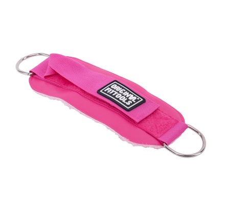 Ремень регулируемый для тренировки мышц бедра и ягодиц розовый