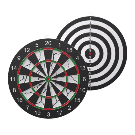 Дартс DFC PRINT двусторонний 45 см, 6 дротиков