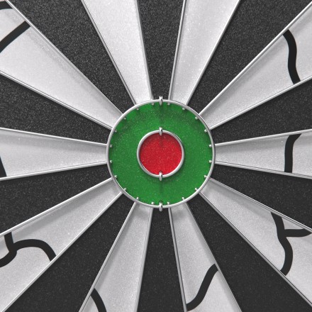 Дартс DFC PRINT двусторонний 45 см, 6 дротиков