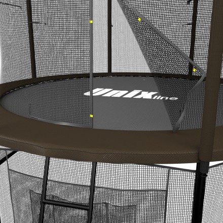 Батут UNIX Line Black&Brown 8 ft (inside)
