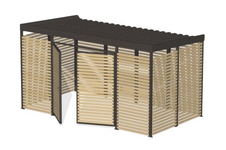 Контейнерная площадка “Бункер” на 2к