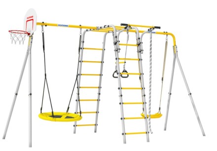  Дачный комплекс "Romana Веселая лужайка-2-PRO" комплект №7 (серый/жёлтый)