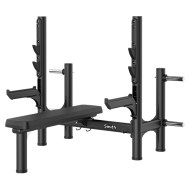 Олимпийская горизонтальная скамья для жима (со страховочными опорами) Smith RE6004 Олимпийская горизонтальная скамья для жима (со страховочными опорами) Smith RE6004