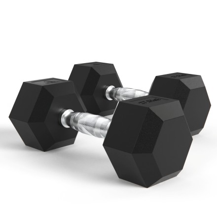 Гантели DFC Гексагональные, 2 шт. по 27.5 кг Гантели DFC Гексагональные, 2 шт. по 27.5 кг
