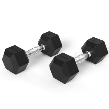 Гантели DFC Гексагональные, 2 шт. по 27.5 кг Гантели DFC Гексагональные, 2 шт. по 27.5 кг