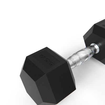 Гантели DFC Гексагональные, 2 шт. по 27.5 кг Гантели DFC Гексагональные, 2 шт. по 27.5 кг