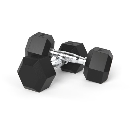 Гантели DFC Гексагональные, 2 шт. по 27.5 кг Гантели DFC Гексагональные, 2 шт. по 27.5 кг
