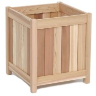 Кашпо деревянное среднее