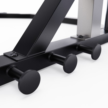 Силовая стойка для приседаний со штангой DFC CAP , серая