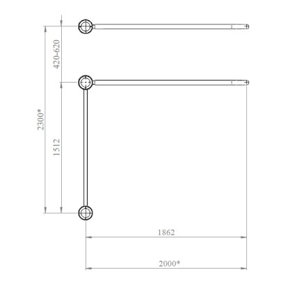 YSK107 Перекладина с брусьями