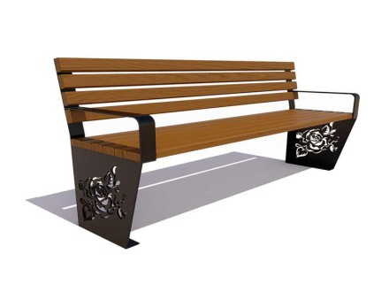 Скамейка «Роза»