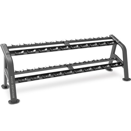 BRONZE GYM BR-1025 Стойка для гантелей (10 пар) BRONZE GYM BR-1025 Стойка для гантелей (10 пар)
