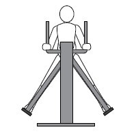 Тренажер  Разведение ног Romana  207.34.01