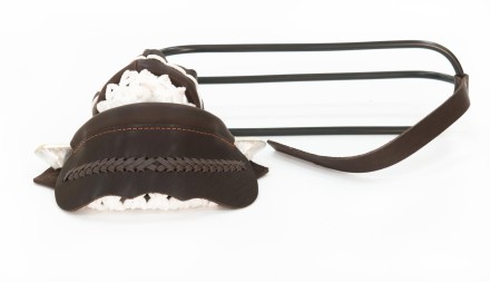 Комплект луз с выкатом RU-02, скоба - латунь (лен, кожа) плетенка Комплект луз с выкатом RU-02, скоба - латунь (лен, кожа) плетенка