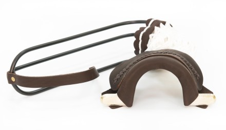 Комплект луз с выкатом RU-02, скоба - латунь (лен, кожа) плетенка Комплект луз с выкатом RU-02, скоба - латунь (лен, кожа) плетенка