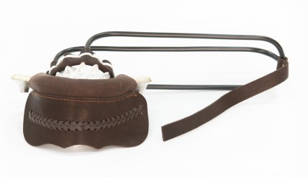 Комплект луз с выкатом RU-02, скоба - латунь (лен, кожа) плетенка Комплект луз с выкатом RU-02, скоба - латунь (лен, кожа) плетенка