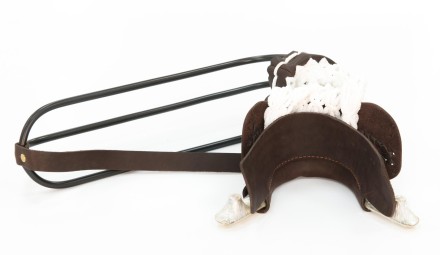 Комплект луз с выкатом RU-02, скоба - латунь (лен, кожа) плетенка Комплект луз с выкатом RU-02, скоба - латунь (лен, кожа) плетенка