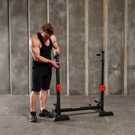 Стойка под штангу с брусьями 3 в 1 DFC AKYEN Стойка под штангу с брусьями 3 в 1 DFC AKYEN