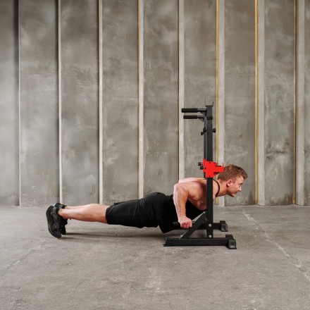 Стойка под штангу с брусьями 3 в 1 DFC AKYEN Стойка под штангу с брусьями 3 в 1 DFC AKYEN