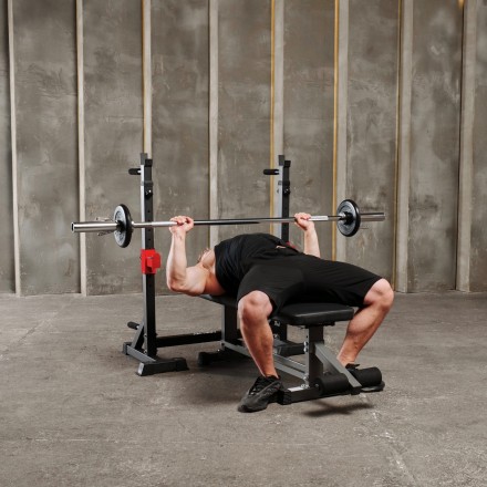 Стойка под штангу с брусьями 3 в 1 DFC AKYEN Стойка под штангу с брусьями 3 в 1 DFC AKYEN