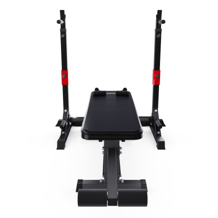 Прямая скамья со стойками под штангу DFC AKYEN Прямая скамья со стойками под штангу DFC AKYEN