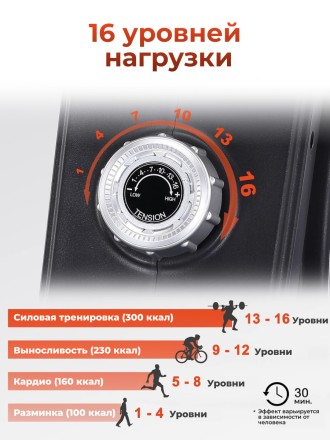 Гребной тренажер DFC ECHANFIT, складной