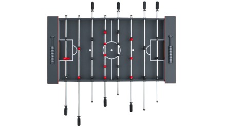 Игровой стол - футбол "Hit" (122x63.5x78.7 см, черно-красный)