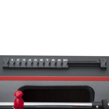 Игровой стол - футбол "Hit" (122x63.5x78.7 см, черно-красный)