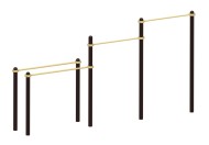 YSK104 Двойной турник с брусьями параллельными