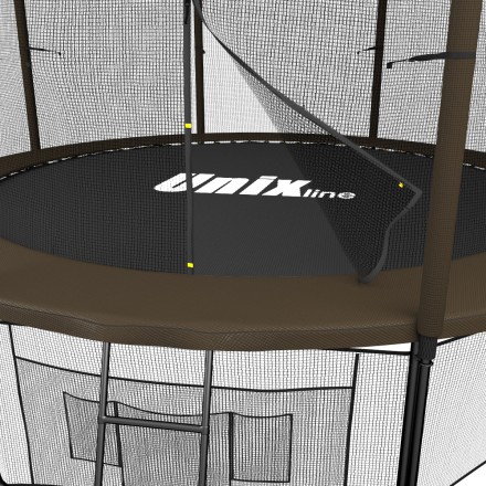 Батут UNIX Line Black&Brown 12 ft (inside)