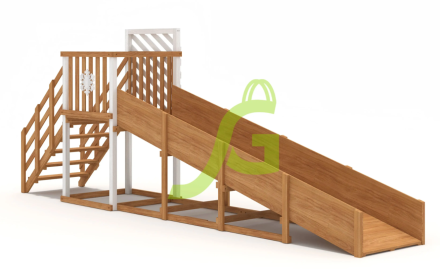 Зимняя горка "IgraGrad Snow Fox", скат 5 м, мод 2