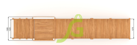 Зимняя горка "IgraGrad Snow Fox", скат 5 м, мод 2